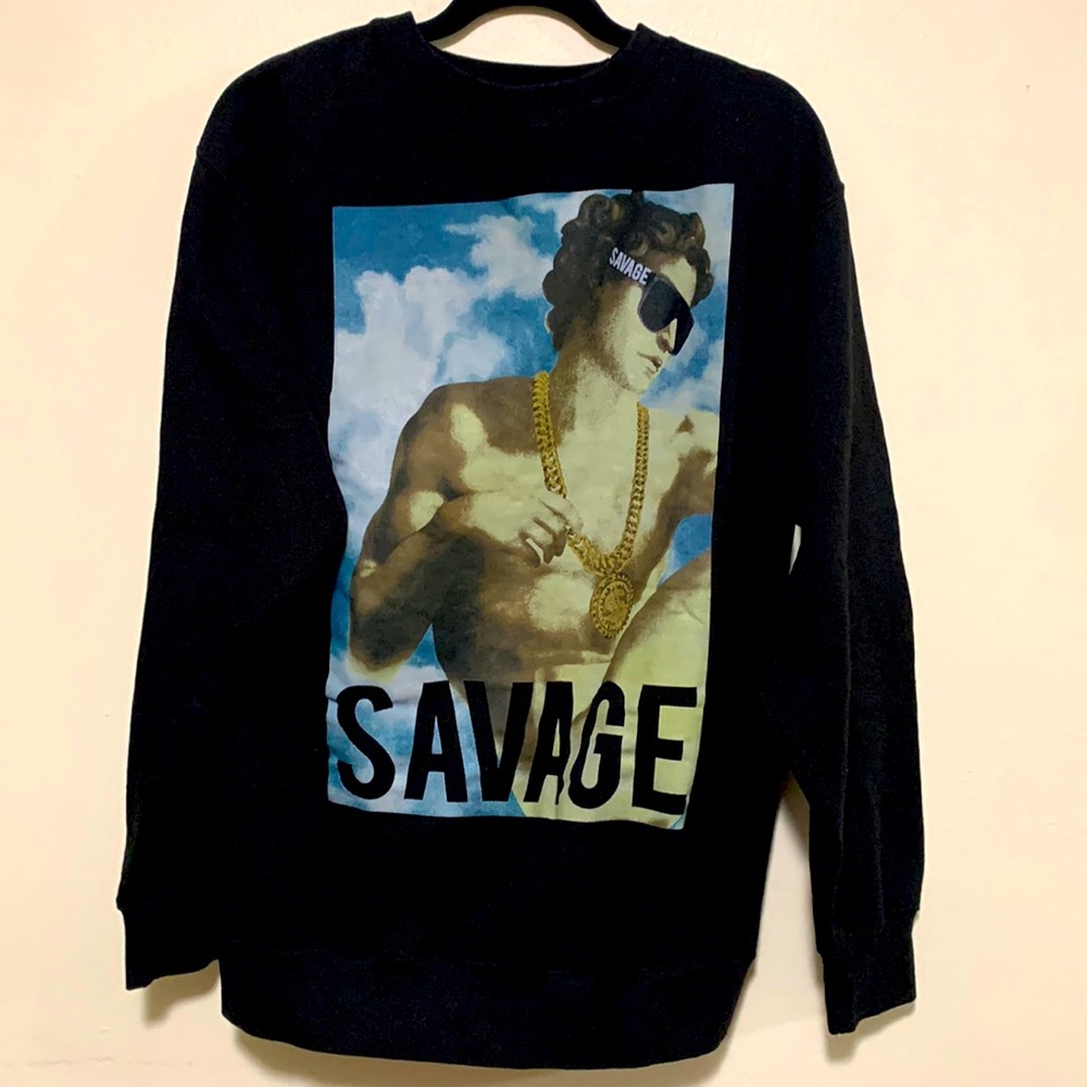 Flying Horse men medium sweater savage